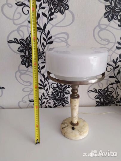 Настольная лампа СССР мрамор