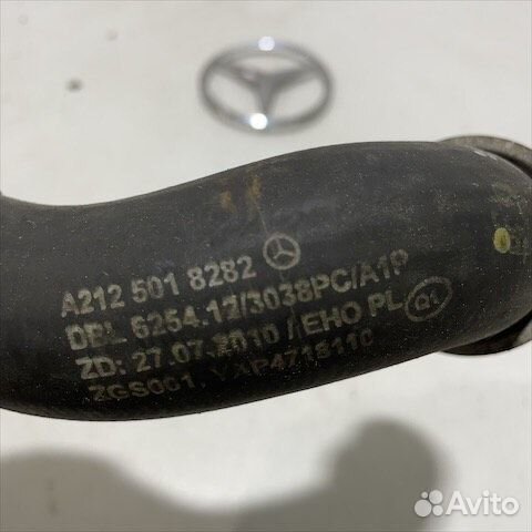 Патрубок радиатора правый Мерседес w212 w204