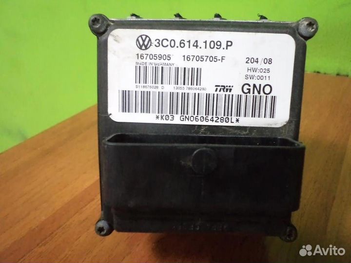 Блок абс ABS 3C0614109P Пассат Б6