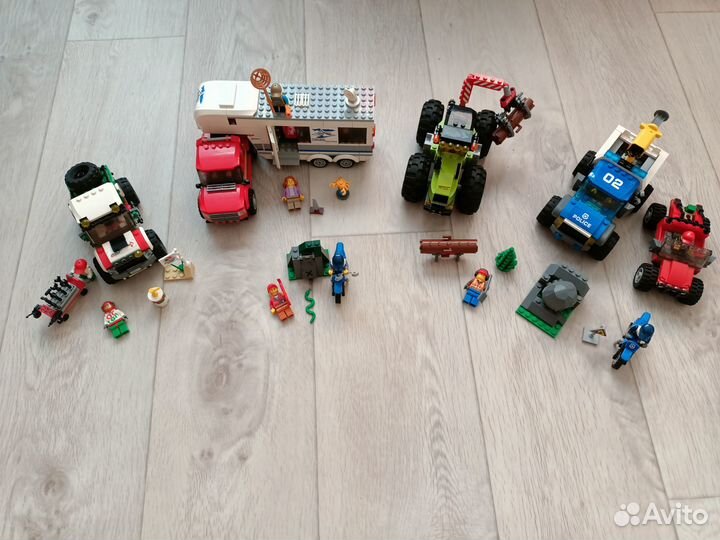 Lego city наборы 60170, 60172, 60181, 60115, 4203