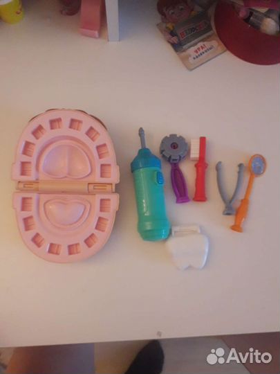 Парикмахерская и мистер зубастик play doh