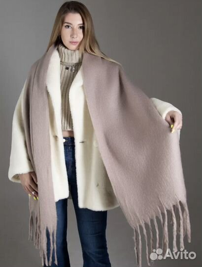 Шарф женский теплый длинный