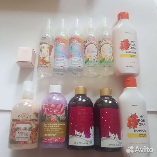 Пены, спреи, бальзамы, шампунь Avon Faberlic