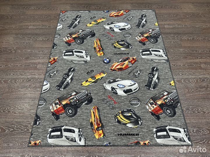 Палас детский 1.5х2 машинки
