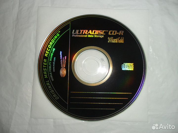 Диски CD-R Audio Mobile Fidelity 24kt Gold