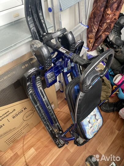 Снегокат с колесами