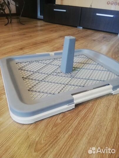 Туалет для собак со столбиком