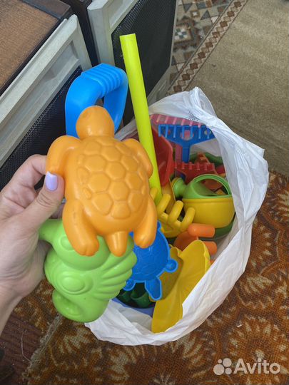 Детские игрушки для песка