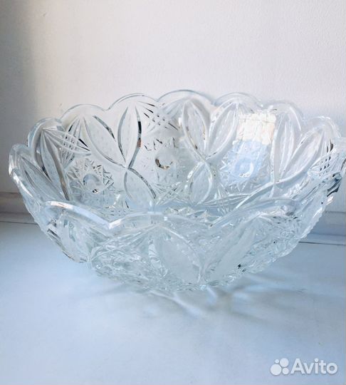 Хрустальная ваза Чехия