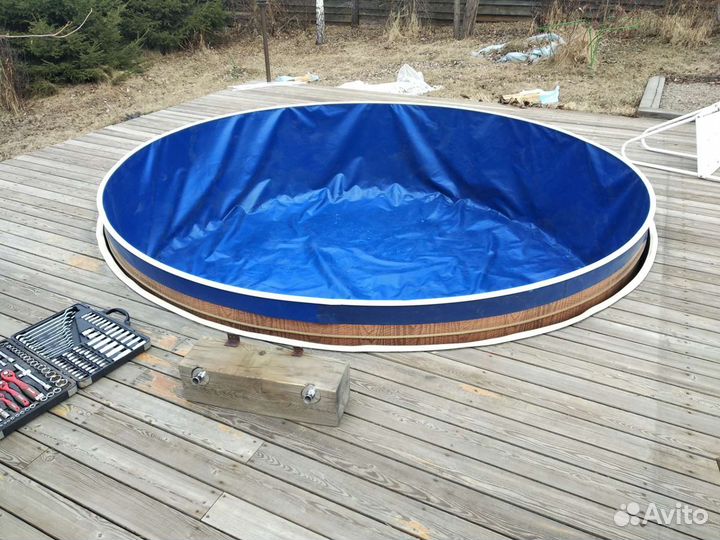 Пвх чаша бассейна