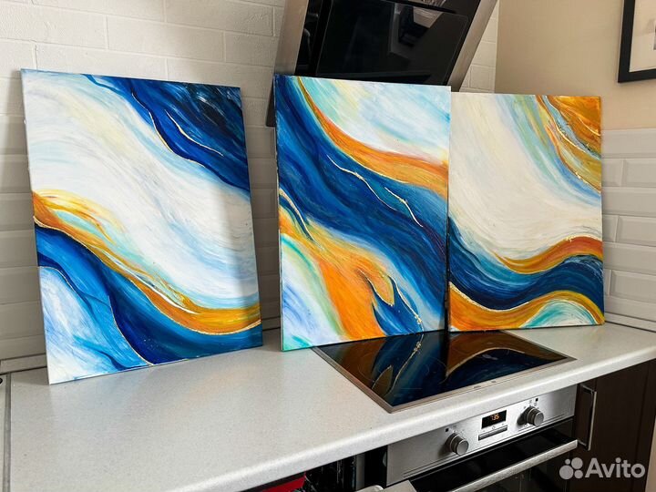 Триптих интерьерные картины