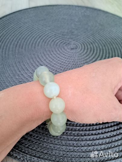 Браслет лечебный натурального нифрита