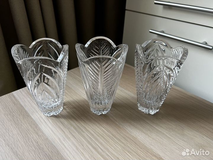 Ваза хрустальная