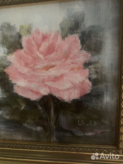 Картина маслом на холсте. Винтаж. Германия