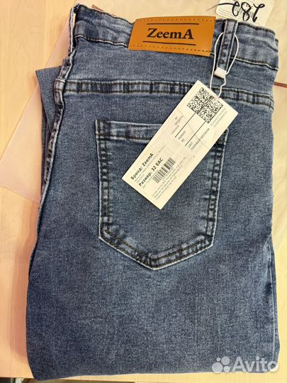 Джинсы zeema скини плотные
