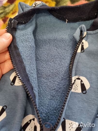 Флисовый комбинезон 74