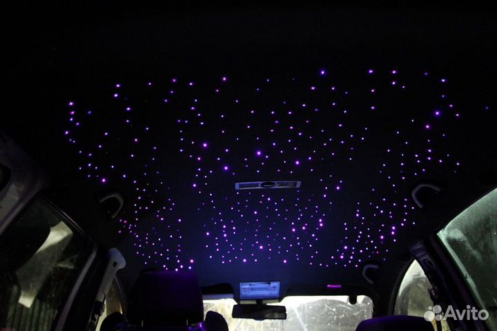 Потолок вездное небо в авто