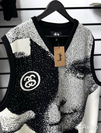 Жилетка Stussy Archive Y2k Sk8 Cardigan