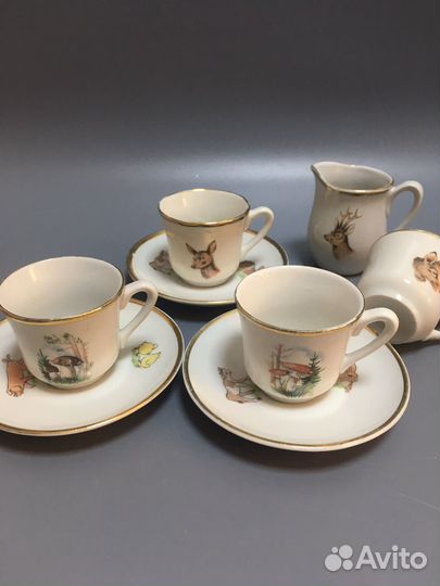 Кукольная фарфоровая посуда