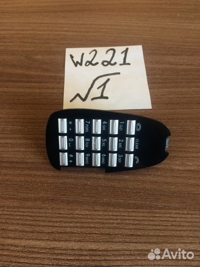 Клавиатура телефона Mercedes S-class W221 S500