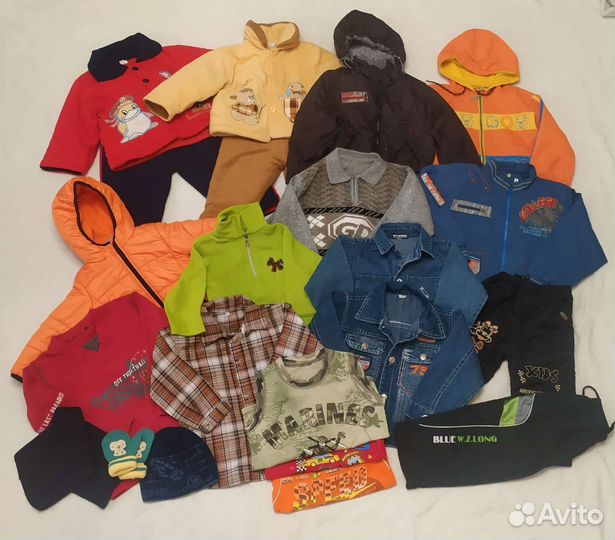 Вещи пакетом на мальчика 1-3 года