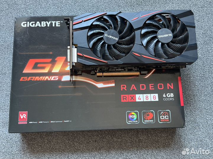 Видеокарта Radeon Rx 480