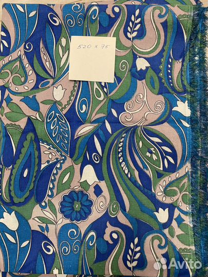 Ткань хлопок байка лен