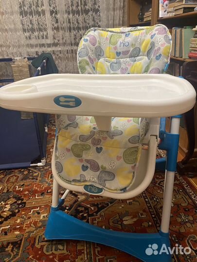 Стул для кормления Happy baby раскладной б/у