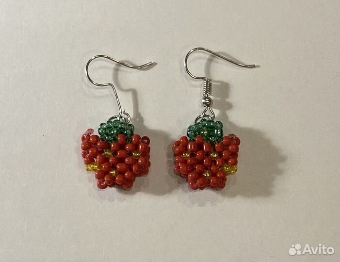 Серьги из бисера