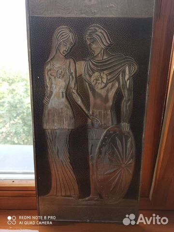 Чеканка СССР и картины из бересты