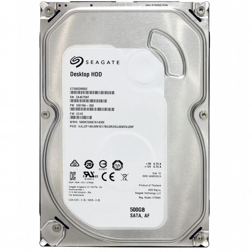 [ST500DM002] Жесткий Диск Seagate 500gb Sata3 3,5 St500dm002