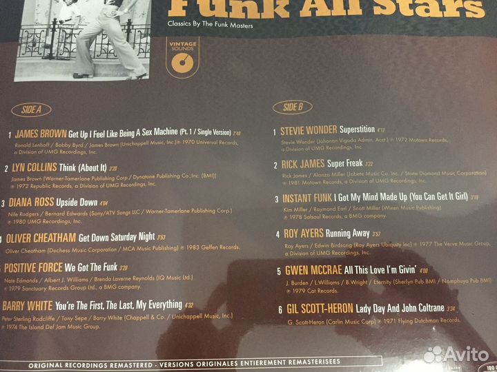 Funk All Stars Classics From the flow Masters