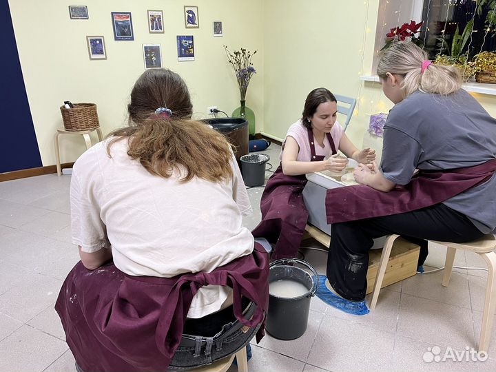 Гончарное свидание, день рождения, гончарный круг