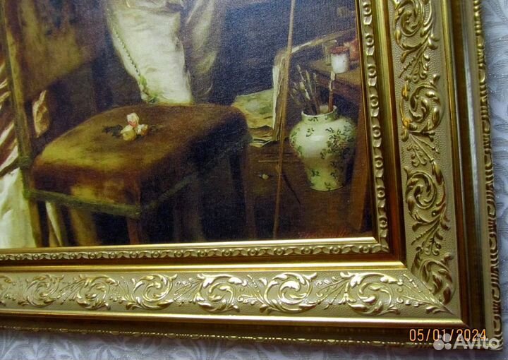 Bизит в студию художника