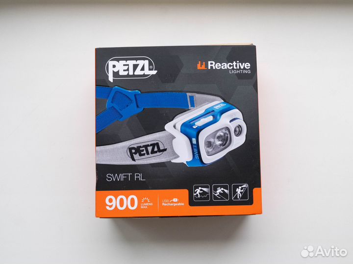 Фонарь налобный Petzl Swift RL 900лм
