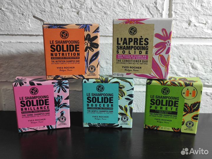 Твёрдый шампунь Ив Роше