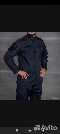 Черная форма охранника летняя