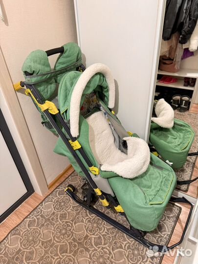 Санки коляска ника kids