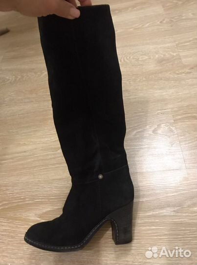 Замшевые сапожки из Италии