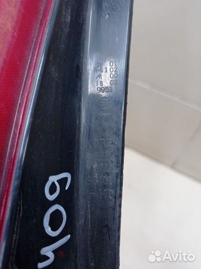 Фонарь задний левый Hyundai Matrix