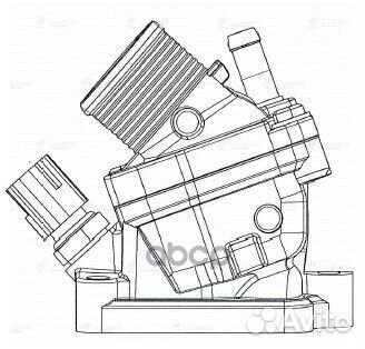 Термостат для а/м Volvo XC90 (02) 2.4D/2.5T (9