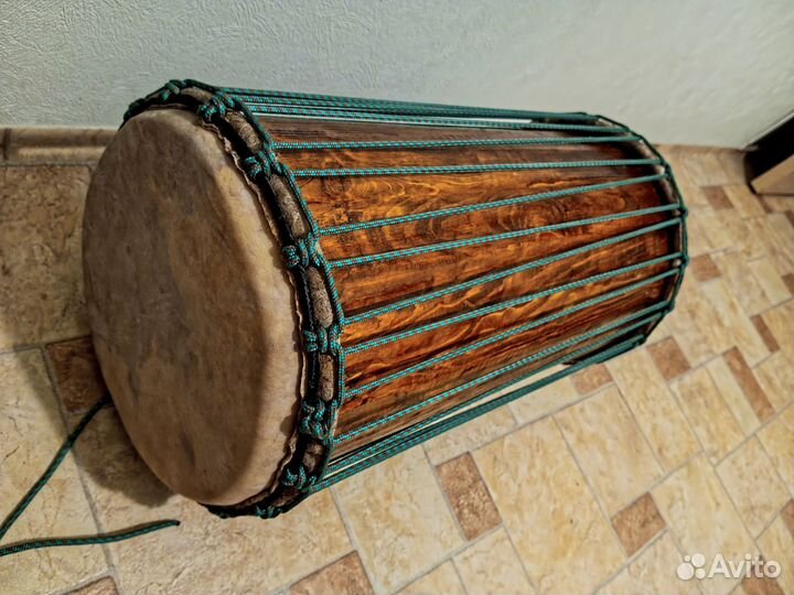 Барабан двухсторонний 11 дюймов африканский