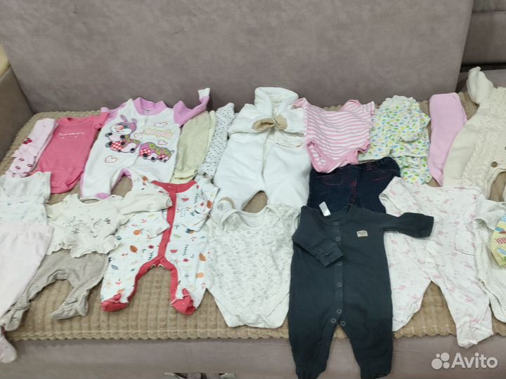 Пакет вещей для девочки 56 62