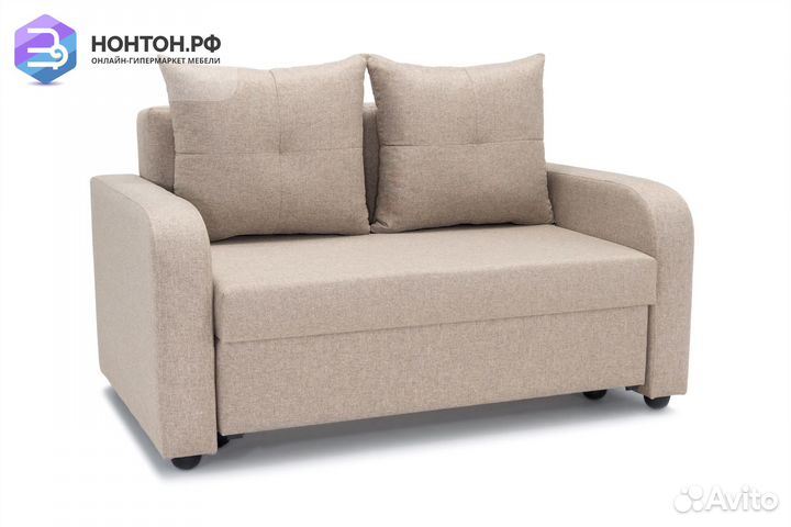 Диван Бруно рогожка бежевая