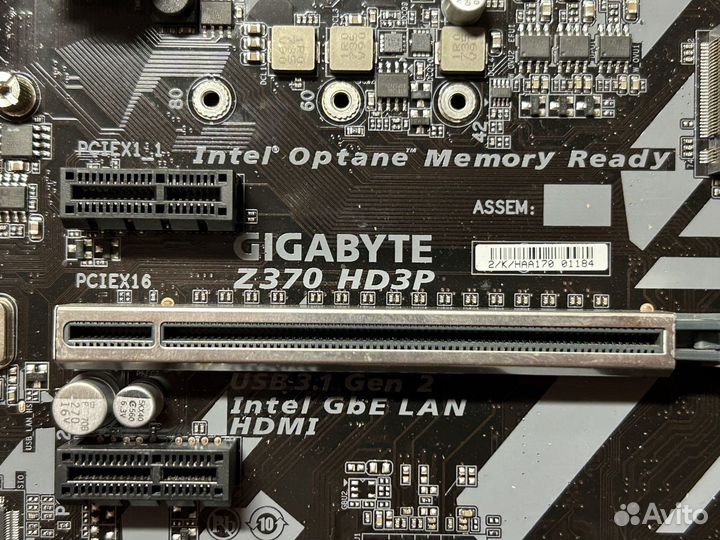 Материнская плата gigabyte + процессор i3