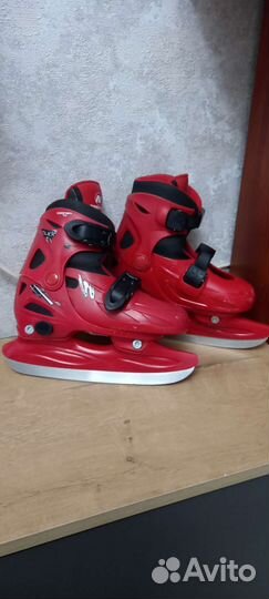 Коньки раздвижные р 30-33