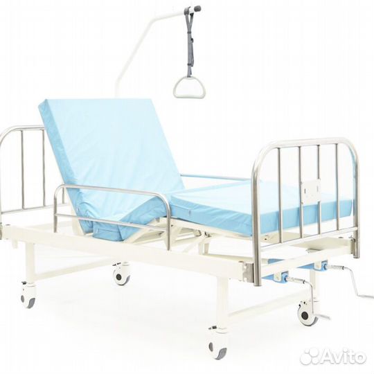 Кровать медицинская механическая для лежачих