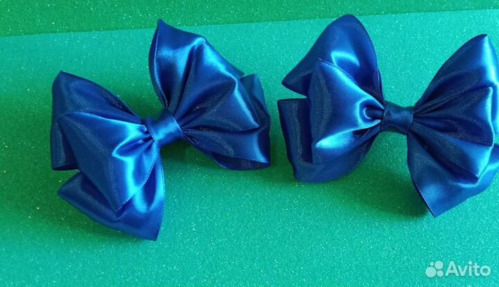 Бантики на заколке для волос