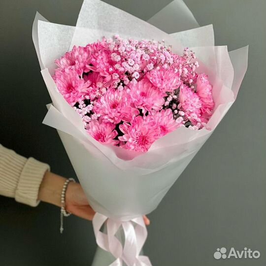 Букет из хризантемы 