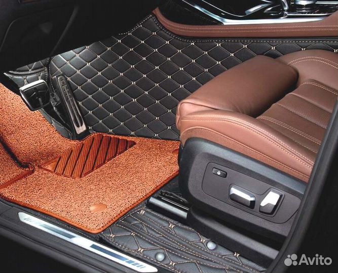 3D Коврики Range Rover Салон Багажник из Экокожи